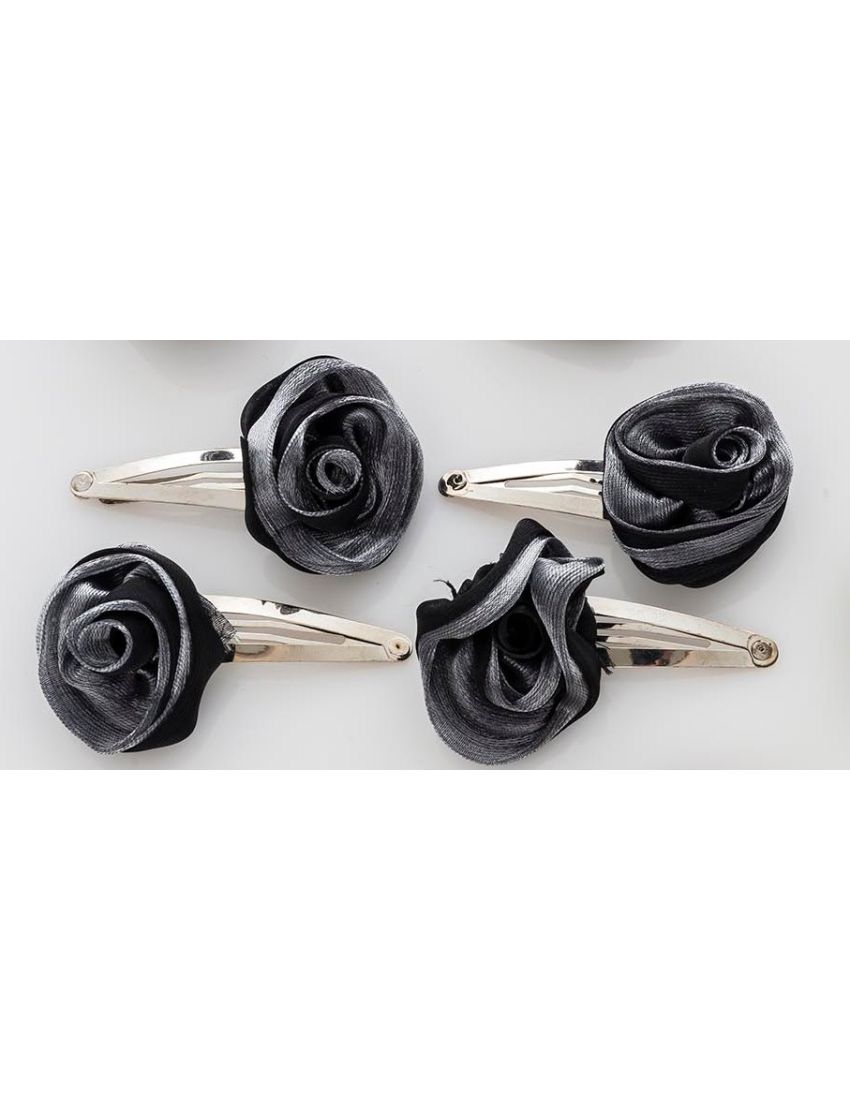 Κλικ κλακ υφασμάτινο λουλούδι σε 5 χρώματα