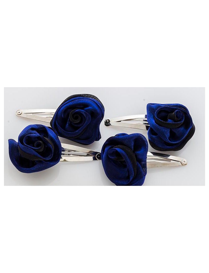 Κλικ κλακ υφασμάτινο λουλούδι σε 5 χρώματα