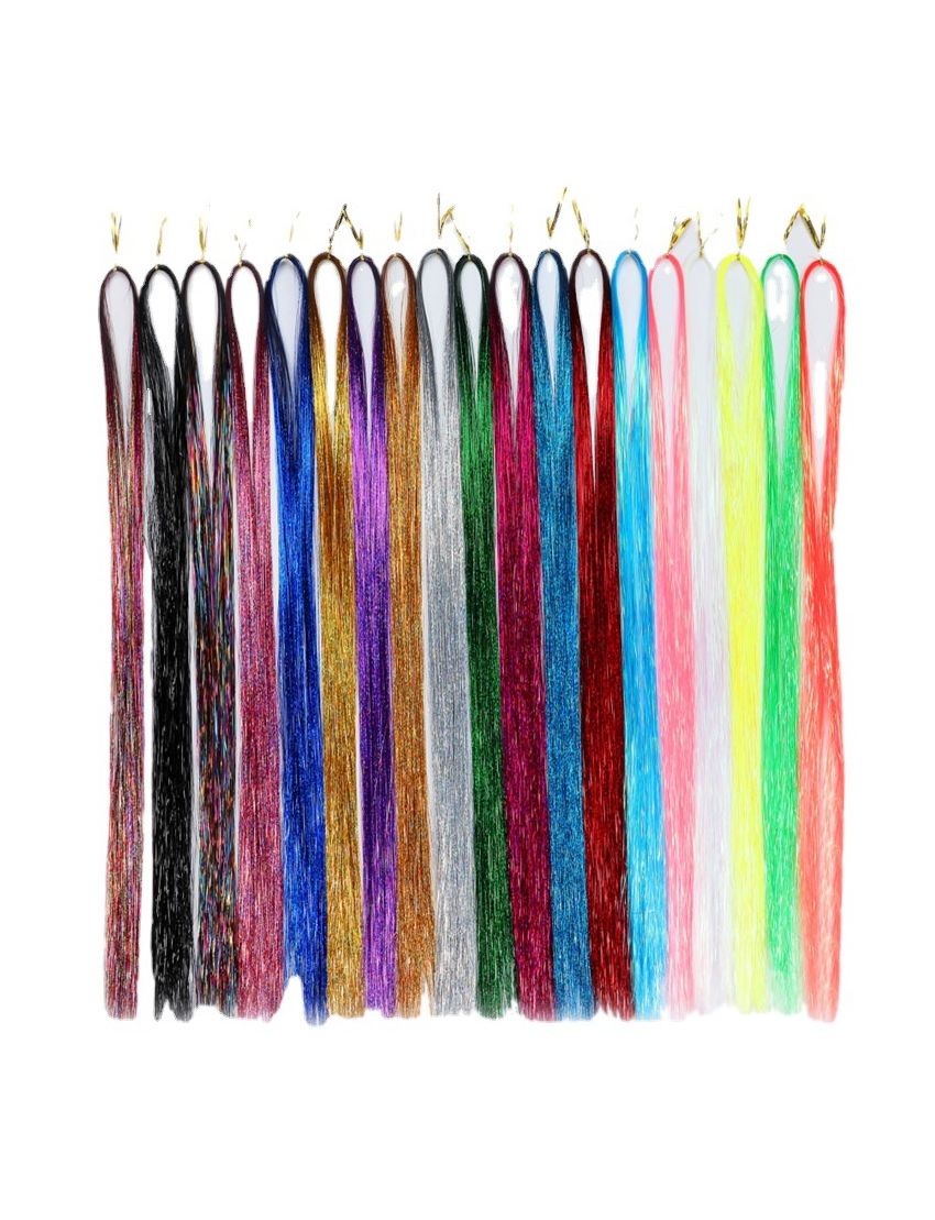 Premium Glitter Hair Tinsel για Εντυπωσιακά Festival Looks & Glam Parties