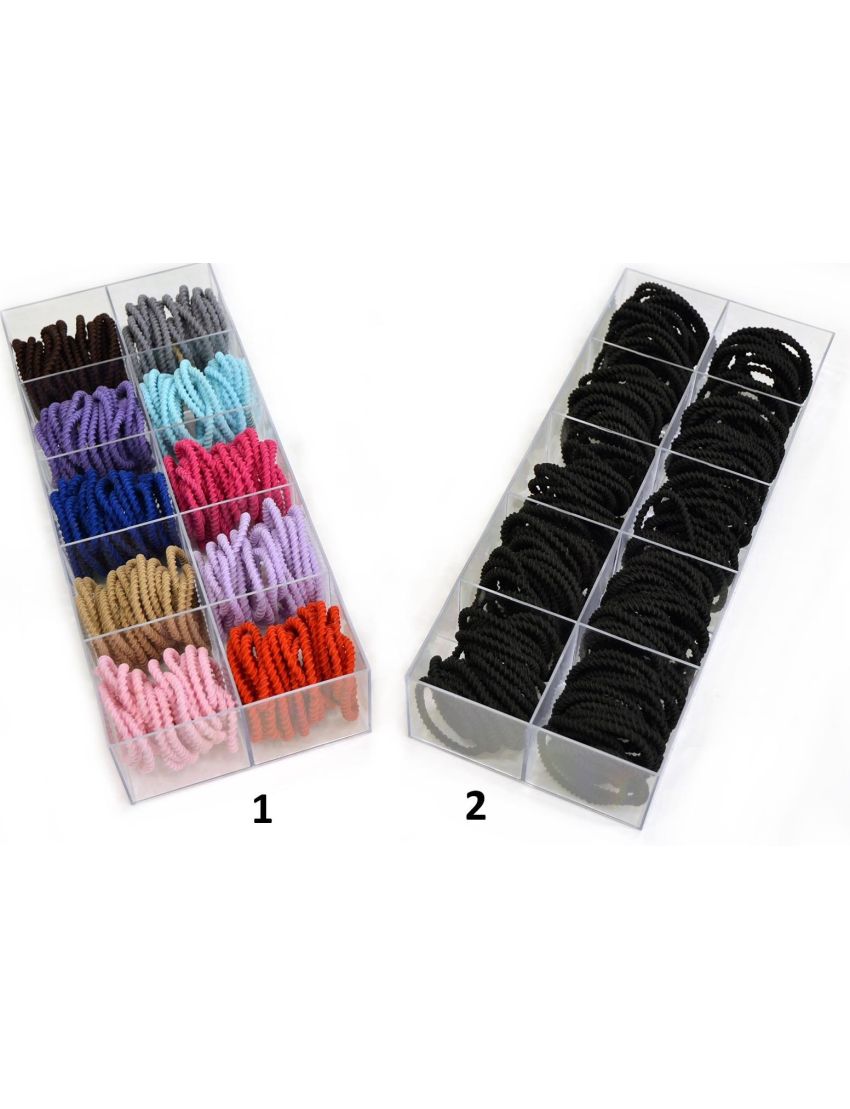 Λάστιχο υφασμάτινο ανάγλυφο σε 10 μάτ χρώματα αλλά και σε μαύρο.