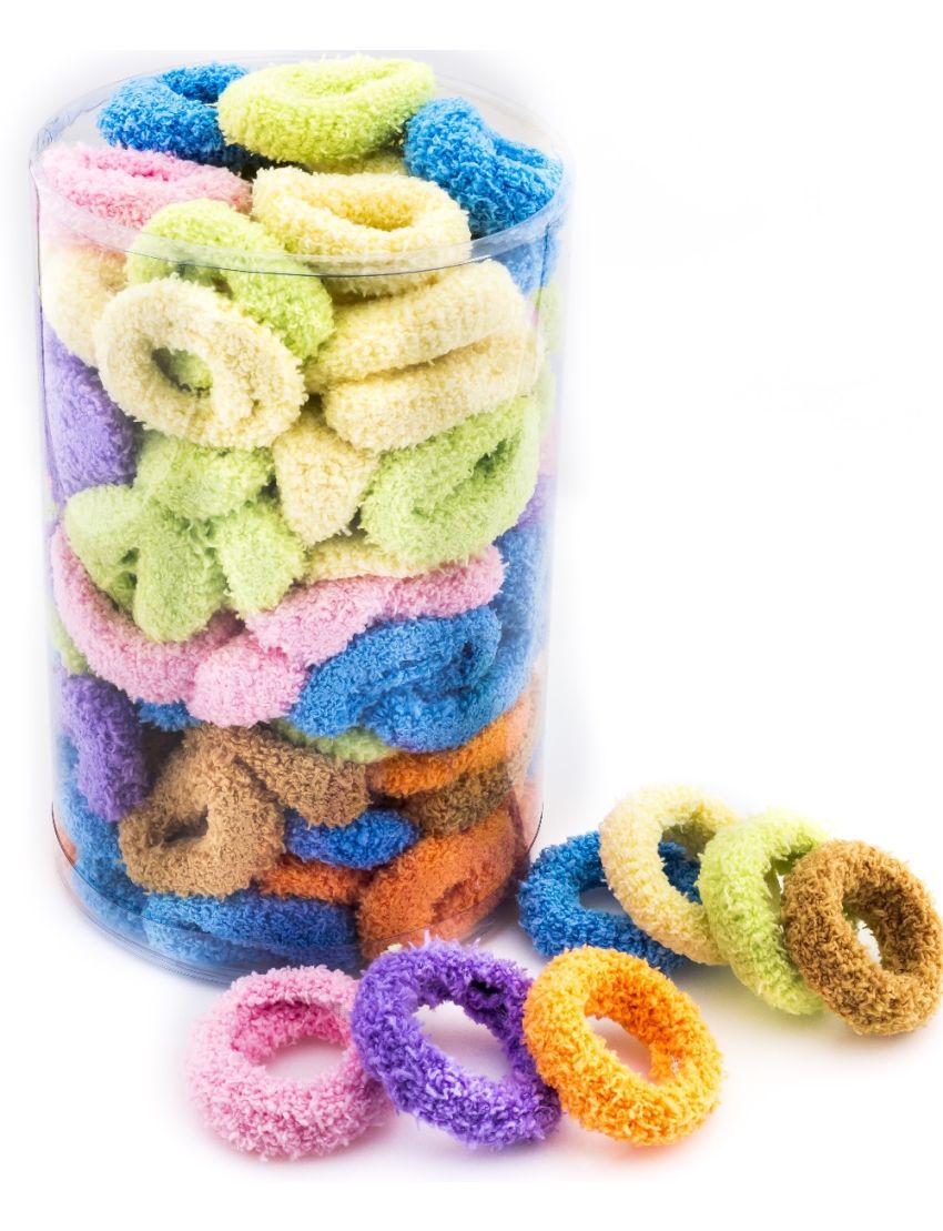 Λάστιχο υφασμάτινο πετσετέ σε 7 χρώματα