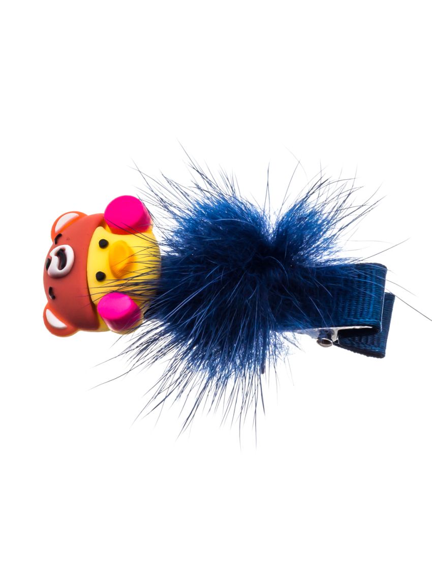 Κλίπ υφασμάτινο παιδικό παπί με πον πον