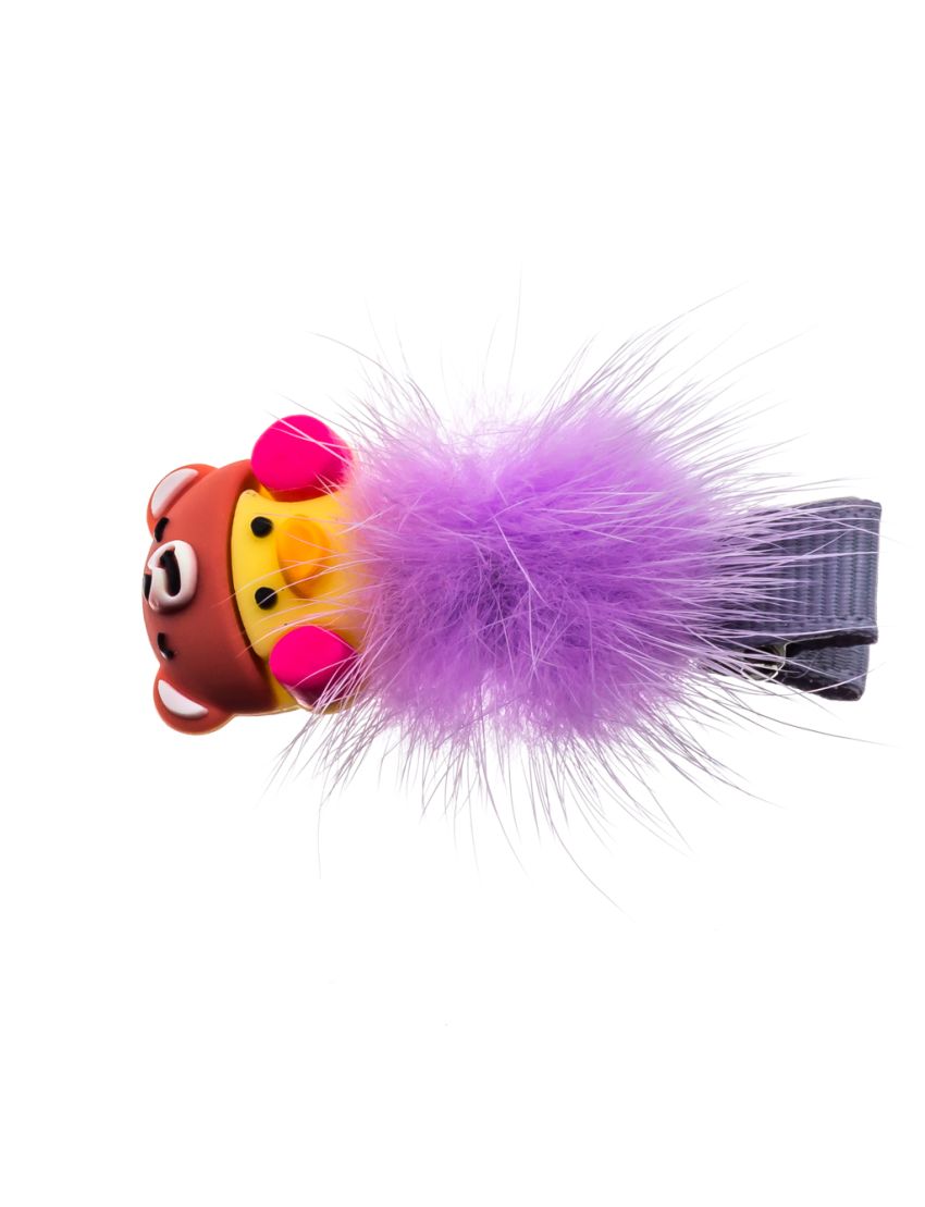 Κλίπ υφασμάτινο παιδικό παπί με πον πον