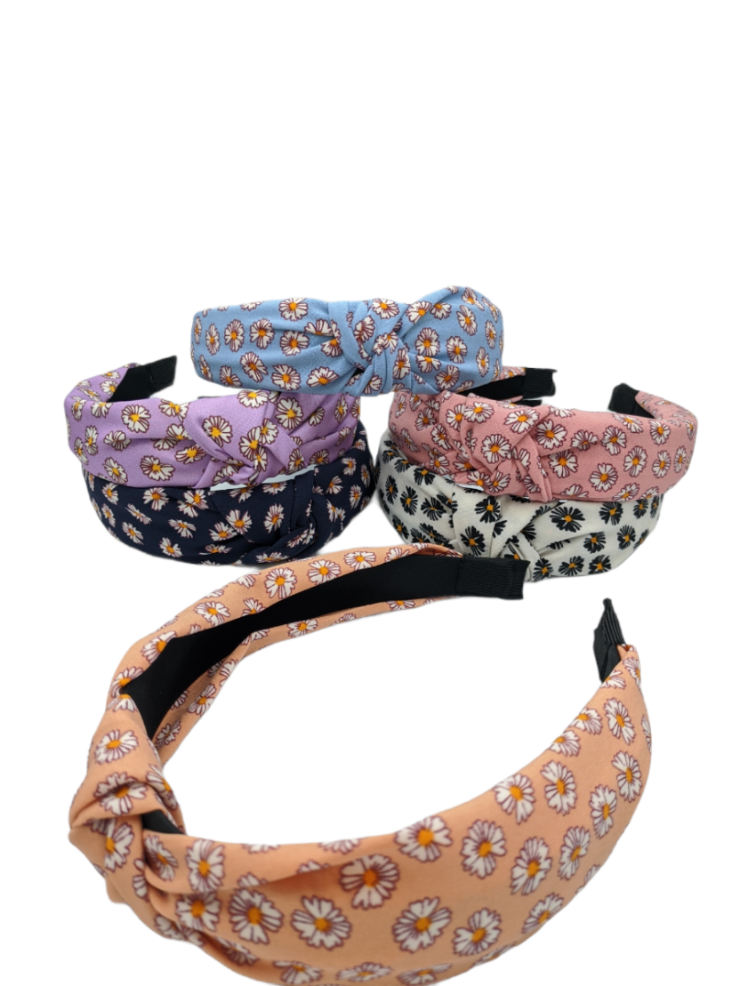 Στέκα υφασμάτινη floral με κόμπο