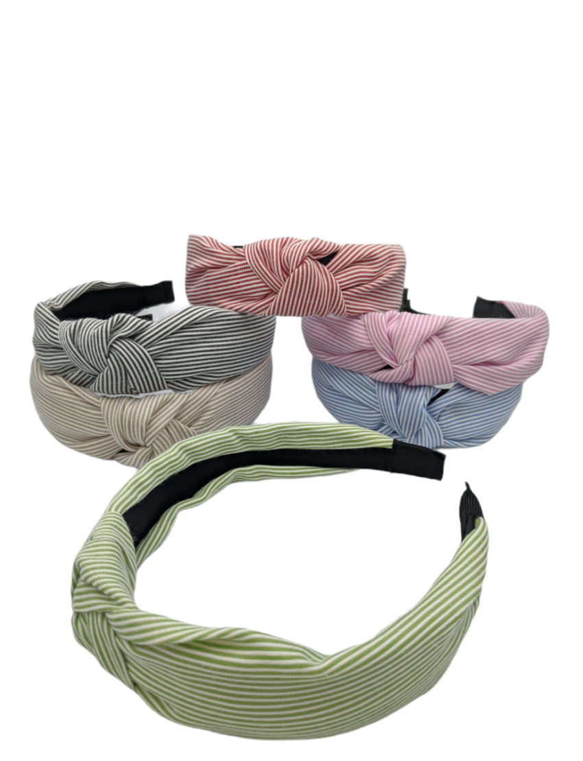 Στέκα υφασμάτινη ριγέ με κόμπο