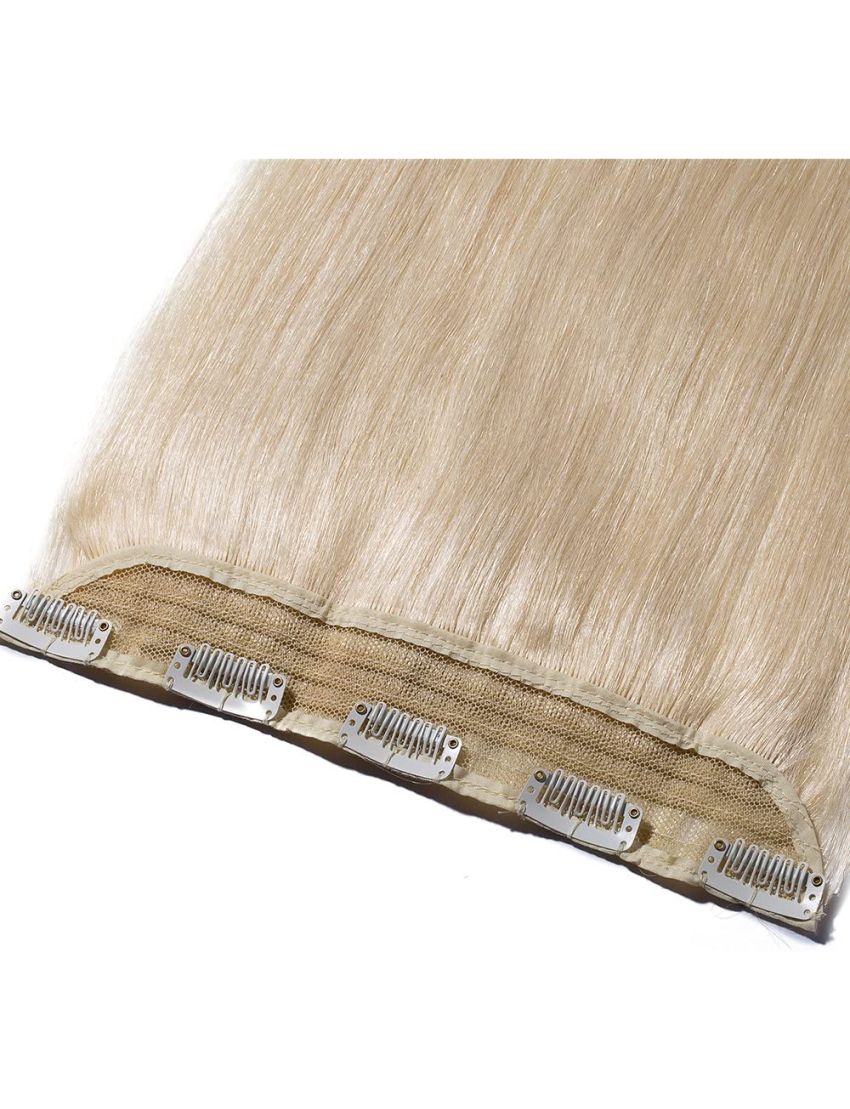 Τρέσα συνθετικής τρίχας Kanekalon®  ίσια με 5 κλίπ 