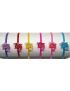 Στέκα παιδική πλαστική δελφινάκια με φιόγκο σε 6 χρώματα