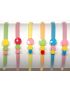 Στέκα παιδική πλαστική με κύκλους σε 6 συνδιασμούς χρωμάτων