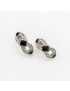 Geometric Infinity Crystal Stud Earrings