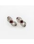 Geometric Infinity Crystal Stud Earrings