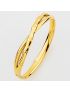 Aurora Golden Bangle – Minimal Organic Σχεδιασμός