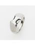 Πολυτελές Ασημί Δαχτυλίδι Abstract με Premium Zirconia