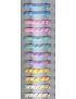 Μπαρέτα πλαστική λεπτή πλακέ με πολύχρωμες πινελιές σε 6 χρώματα