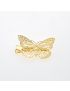 Κλιπ σε σχήμα πεταλούδας σε χρυσό και ασημί-Χρυσό