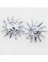 Σκουλαρίκια Ήλιος με Σπείρα