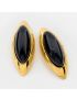 Riviera Glam Resin Marquise Earrings