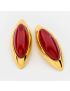 Riviera Glam Resin Marquise Earrings