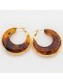 Vintage Aura Resin Hoops