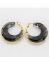 Vintage Aura Resin Hoops