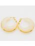 Vintage Aura Resin Hoops