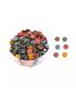 Κλάμερ πλαστικό μαργαρίτα σε συσκευασία 6 χρωμάτων