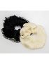 Elastic Scrunchie που δεν σπάει την τρίχα με διακοσμητικές πέρλες