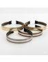 Chic Geometric Στέκα Μαλλιών με Διπλές Σειρές Strass & Anti-Slip Εφαρμογή