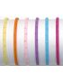 Στέκα πλαστική λεπτή διακοσμημένη με στράς σε 6 φωτεινά χρώματα