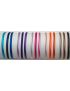Στέκα υφασμάτινη τύπου σατέν λεπτή σε 15 χρώματα
