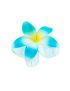 Κλάμερ πλαστικό λουλούδι σε 6 γυαλιστερά χρώματα
