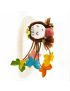 Στέκα υφασμάτινη μάλλινη παιδική σχέδιο κοριτσάκι σε 4 χρώματα