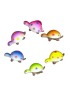 Λάστιχο παιδικό πλαστικό χελωνάκι σε 6 χρώματα